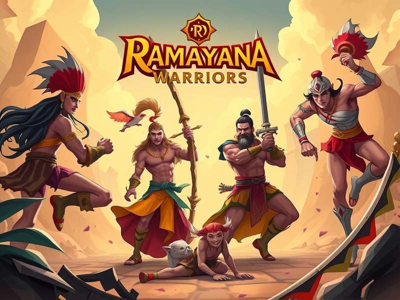 Ramayana Warriors game battle scene